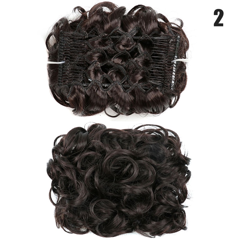 Messy Rose Bun Hair Scrunchies Wig Easy to Wear Curly Hair Extension Bun |  Shopee Malaysia
