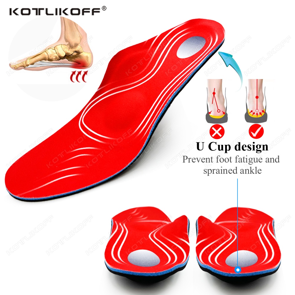Orthopedic Insoles For Feet Severe Flat Feet High Arch Support Pad Heel