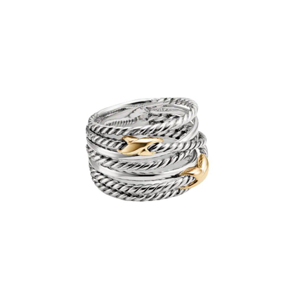 [Preferred Boutique] David Yurman Double X New Line Ring