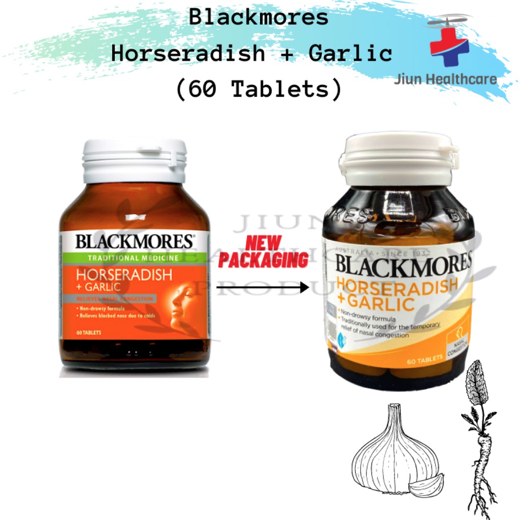 Blackmores Horseradish+ Garlic (60 tablets) Shopee Malaysia