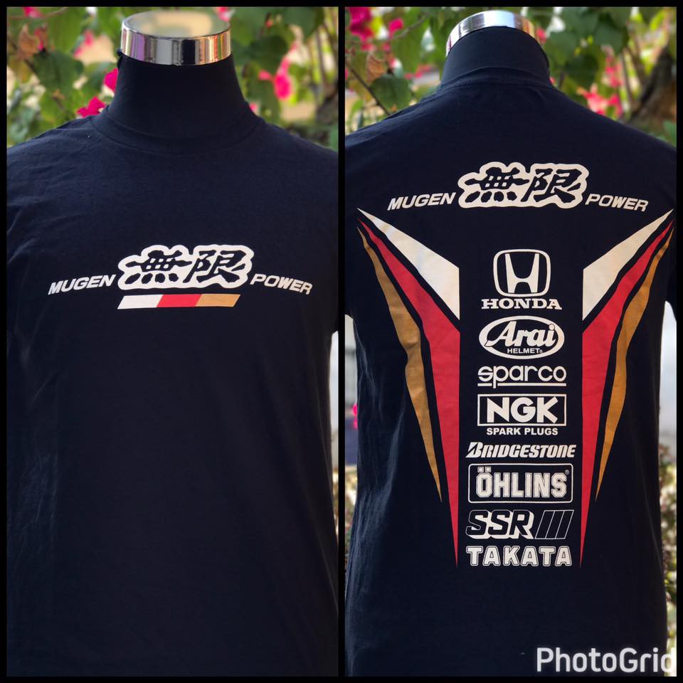 Honda Mugen Transformer Gildan Premium Cotton Heatpress Black T Shirt Shopee Malaysia