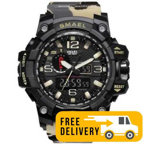 120B Smart Watch Men New Style Digital Waterproof Sports Military (DIGITAL DESERT CAMOUFLAGE)