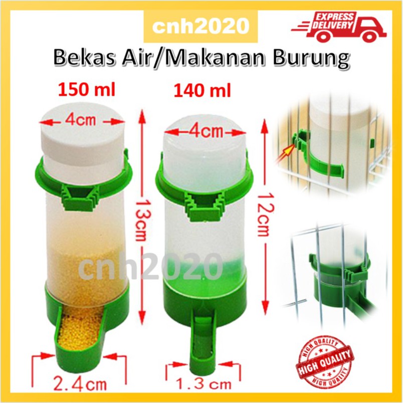 (HARGA BORONG) Bekas Air Bekas Makanan Burung Automatik / Automatic Bird Feeder Bird Waterer