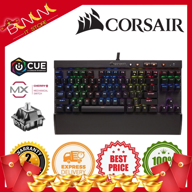 Corsair K65 Rgb Rapidfire Compact Mechanical Gaming Keyboard Cherry Mx Speed Ch Na Shopee Malaysia