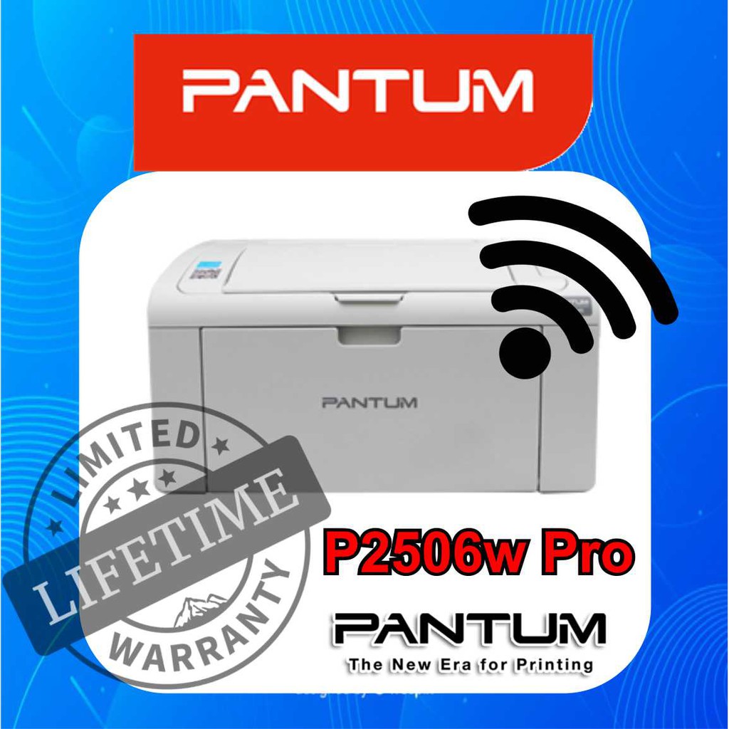 Pantum P2506w Pro Wireless Wifi Monochrome Laser Printer Laserjet ...