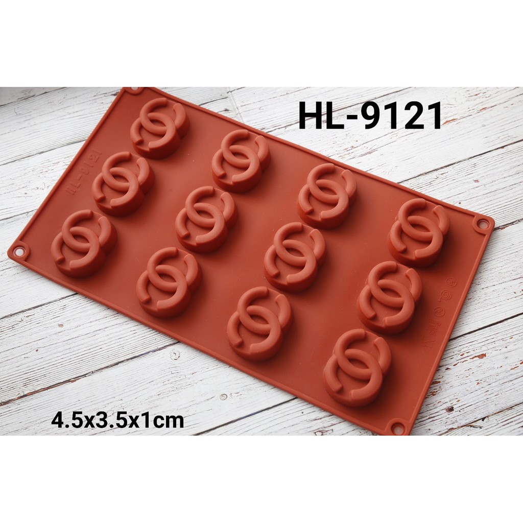 Hl-9121 Chocolate Silicone Mold fondant clay Soap handbag chanel logo |  Shopee Malaysia