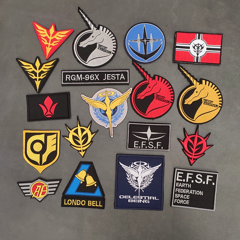 [Customized Velcro Patch] EFSF Anime Game Badge 3D Embroidered Velcro