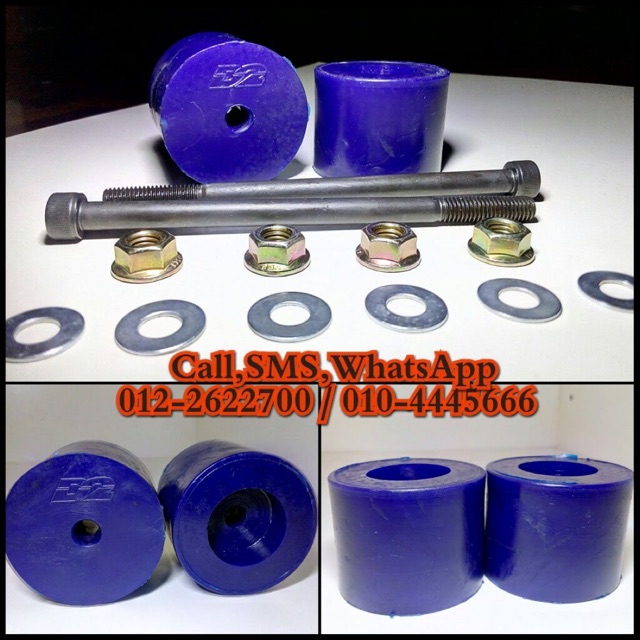 D2 Heavy Duty Myvi / Alza / Viva Rear Bump Stopper Kits 