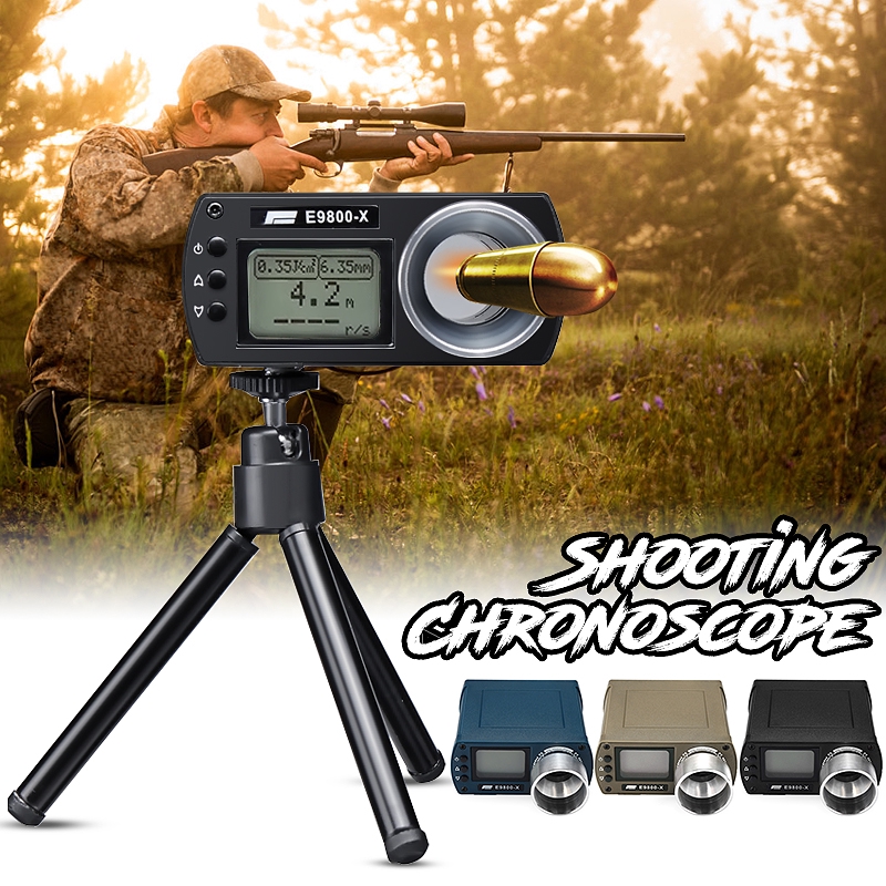 E9800-X Shooting Chronograph Speed Tester Chrono Airsoft BB Hunting Tool 