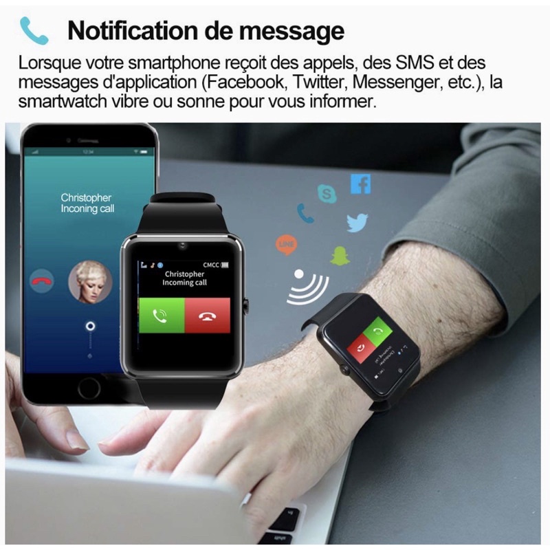 Willful SW016 Smartwatch Bluetooth Fitness Digital Watch Touch Watch with  TF Card Function Camera | Shopee Malaysia