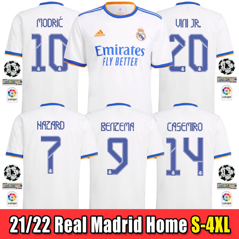 real madrid jersey numbers 2021 22