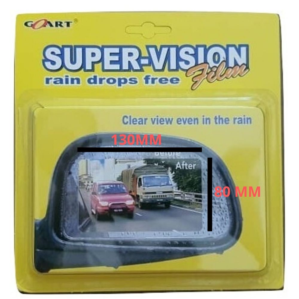 GoArt Car Side Rear view Mirror Film Side Glass Waterproof Anti-Fog Rain-Proof Film (2 pcs) Kilang/Direct Manufacture/ B