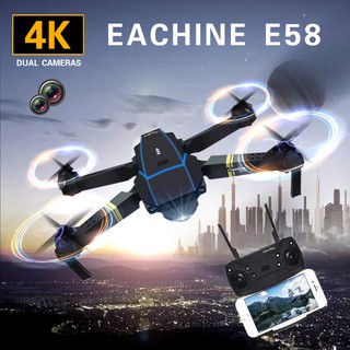 [READY STOCK]Original E58 4K Camera RC Drone Wifi FPV Phantom/Eachine E58 Drone Camera Video Endurance drones 无人机