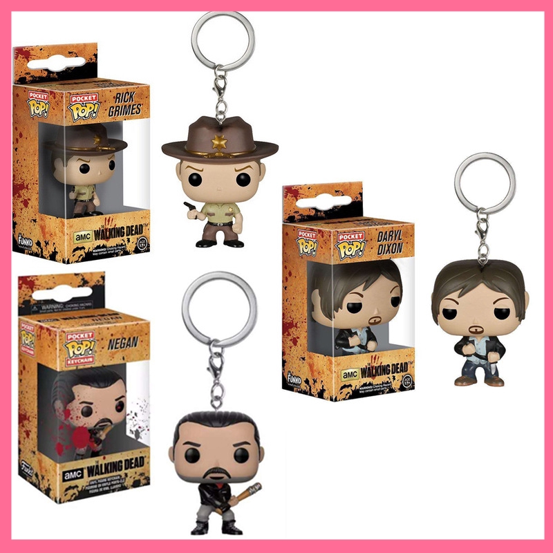 negan funko pop keychain