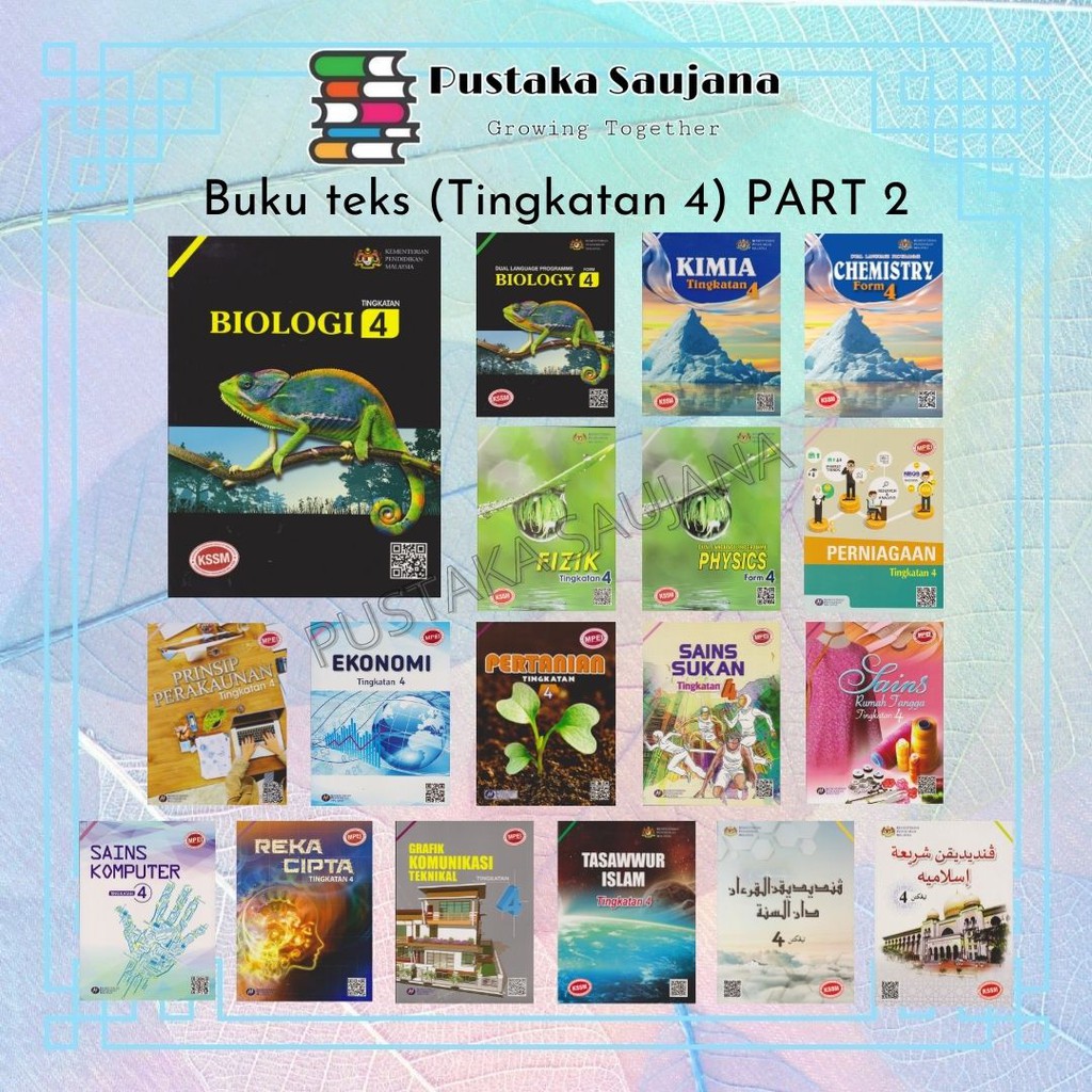 Teks kssm tingkatan buku biologi 4 Buku Teks