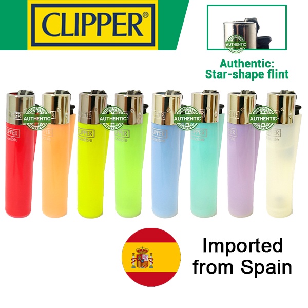 Clipper Translucent Regular Lighters (Refillable) | Shopee Malaysia