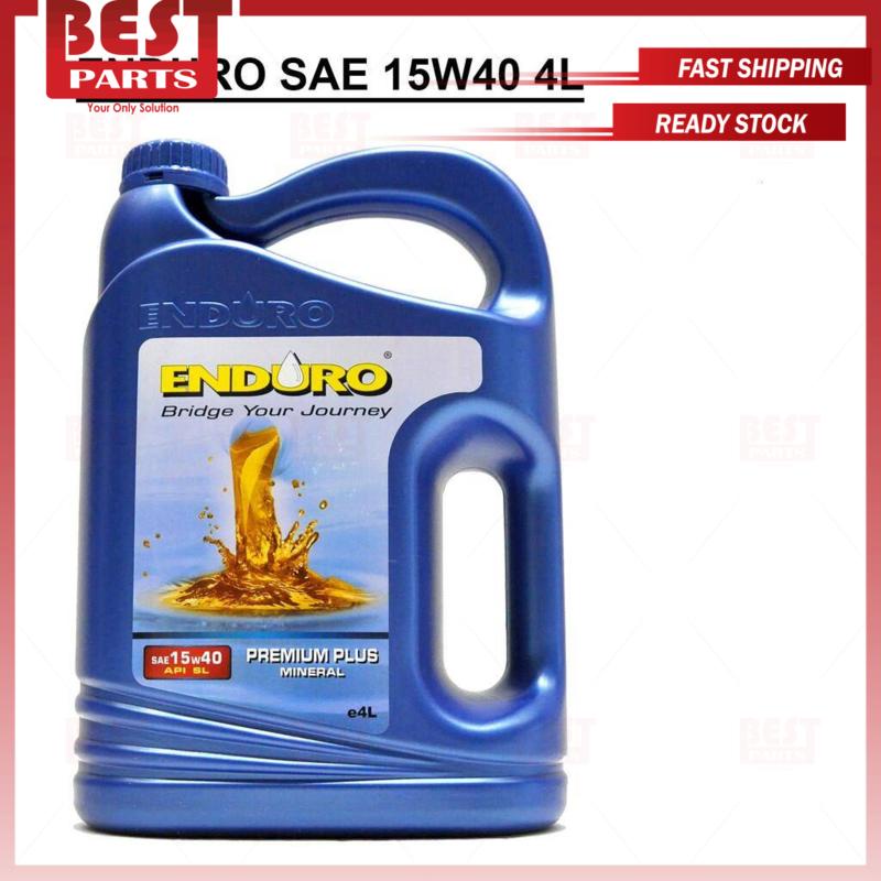 Tan Chong Engine Oil Enduro SAE15W40 API SL Minyak Hitam 4 Litre