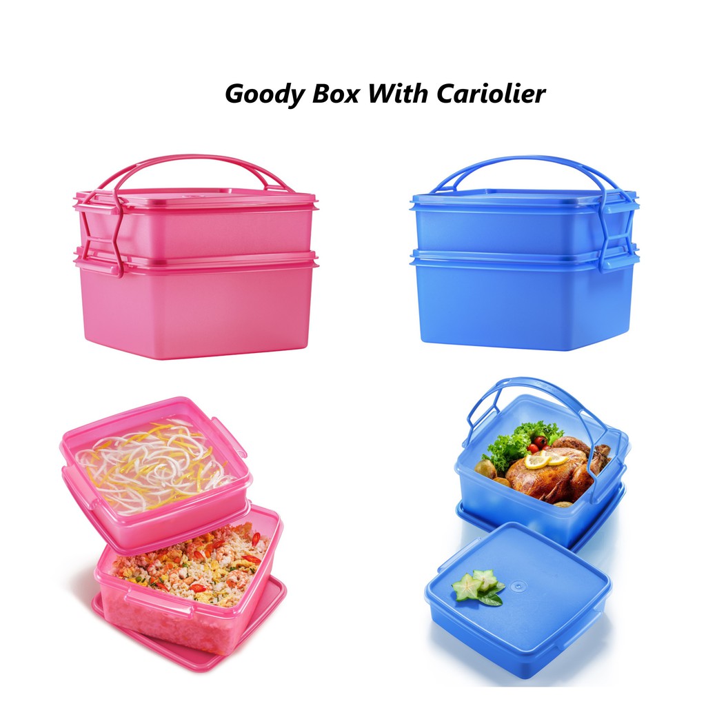 Tupperware Jumbo Goody Box with Cariolier