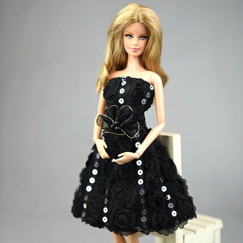 Barbie Doll Black and White Dress Sewing Pattern