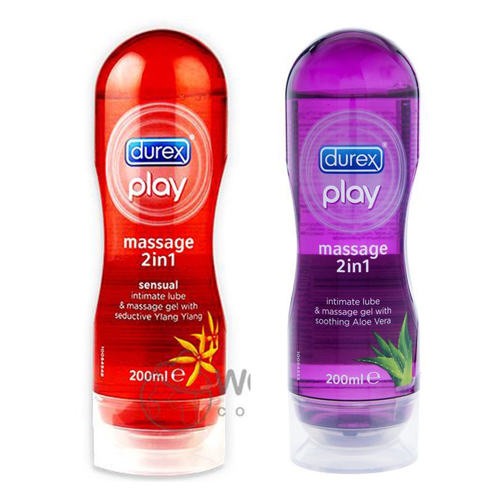 Durex Play Massage 2 In 1 200ml (Warna UNGU) 2) Durex Play Massage 2 In 1.....