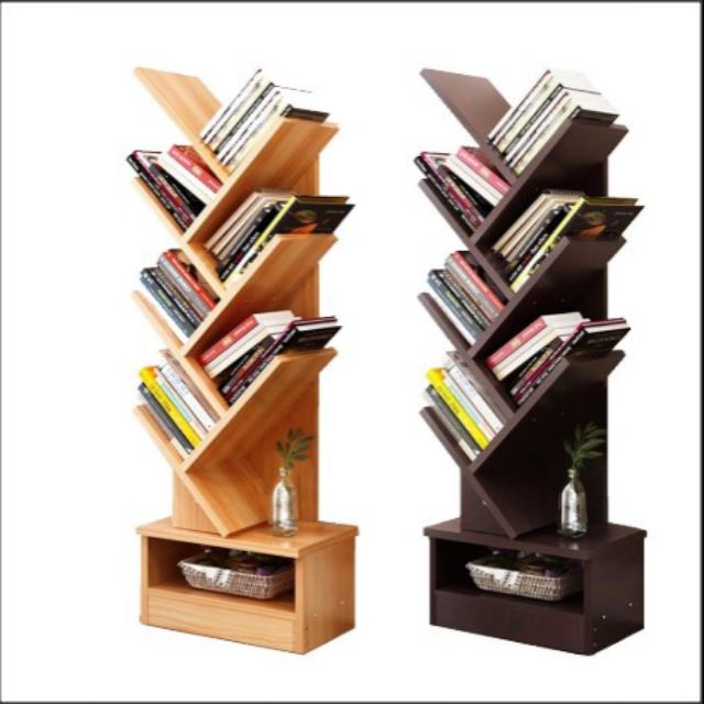 Corner Tree Shape Book Shelf Shopee Malaysia