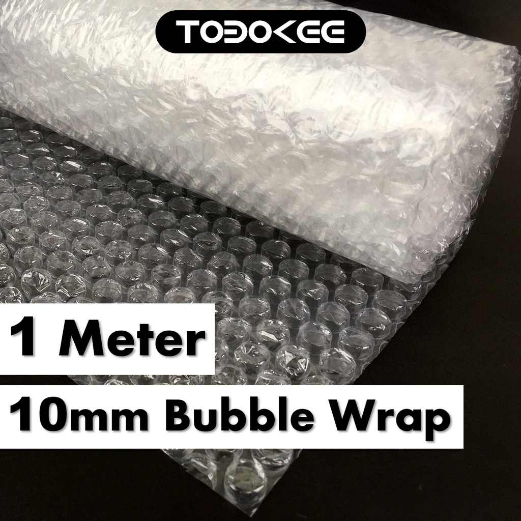 Bubble Wrap 1 Meter x 1 Meter / 3 Meter / 5 Meter Single Layer 10mm