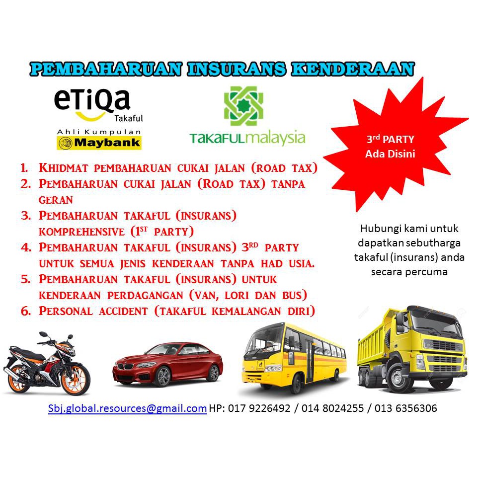 Roadtax Dan Takaful Wc1478u Shopee Malaysia