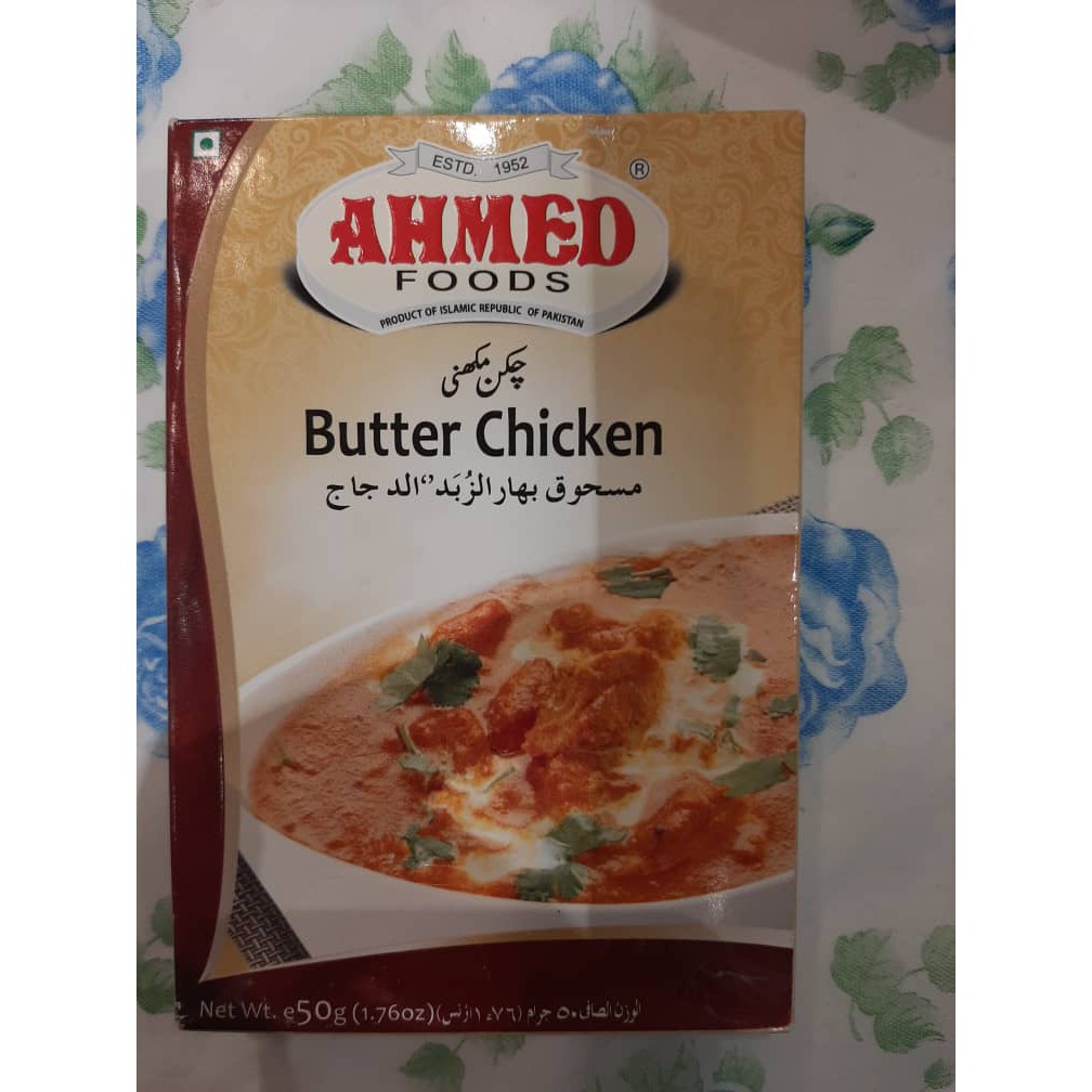Ahmed Foods-Butter Chicken 50g/Makanan Ahmed-Ayam Mentega 50g