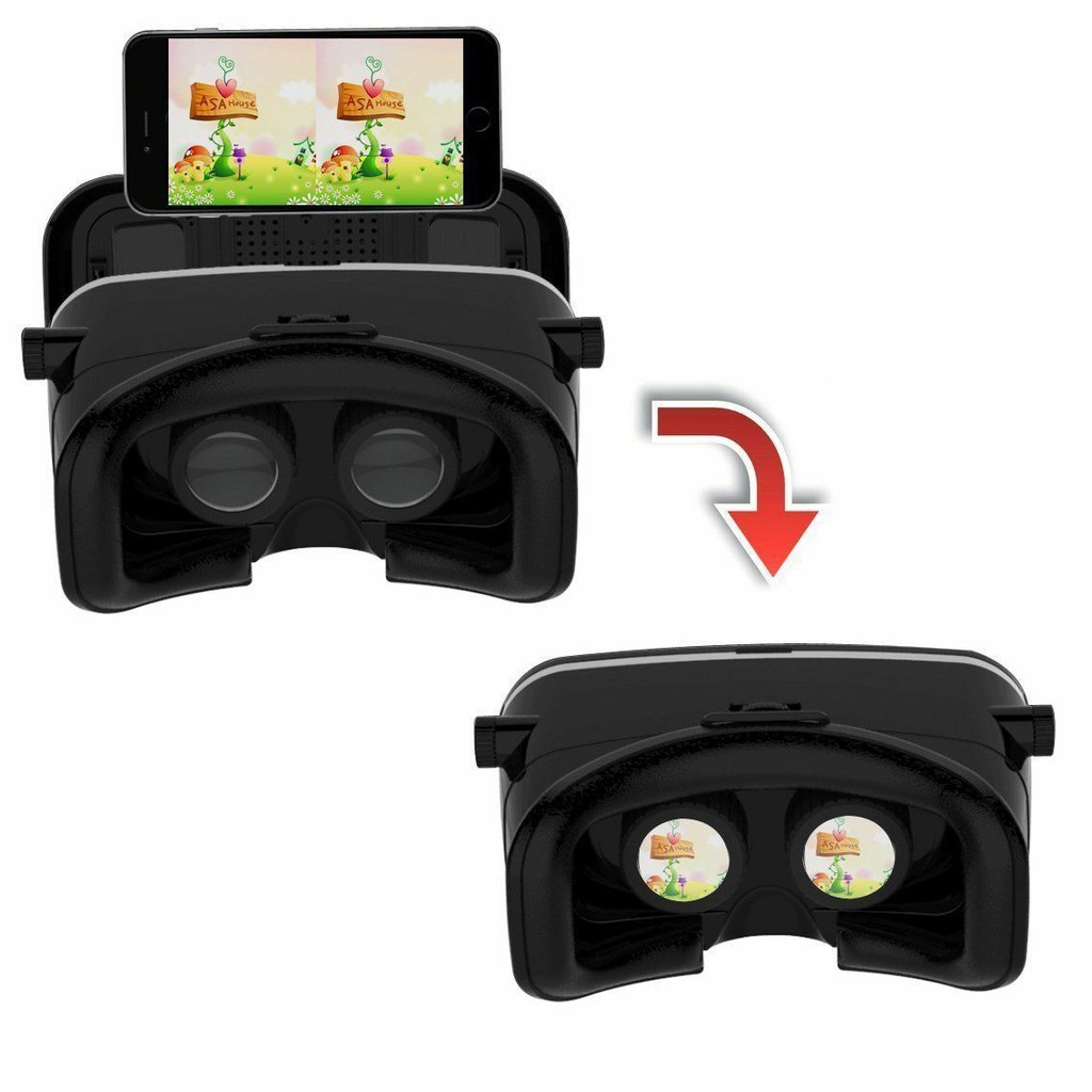 Clear Stock!! VR BOX SHINECON 3 REALITY 3D GLASSES