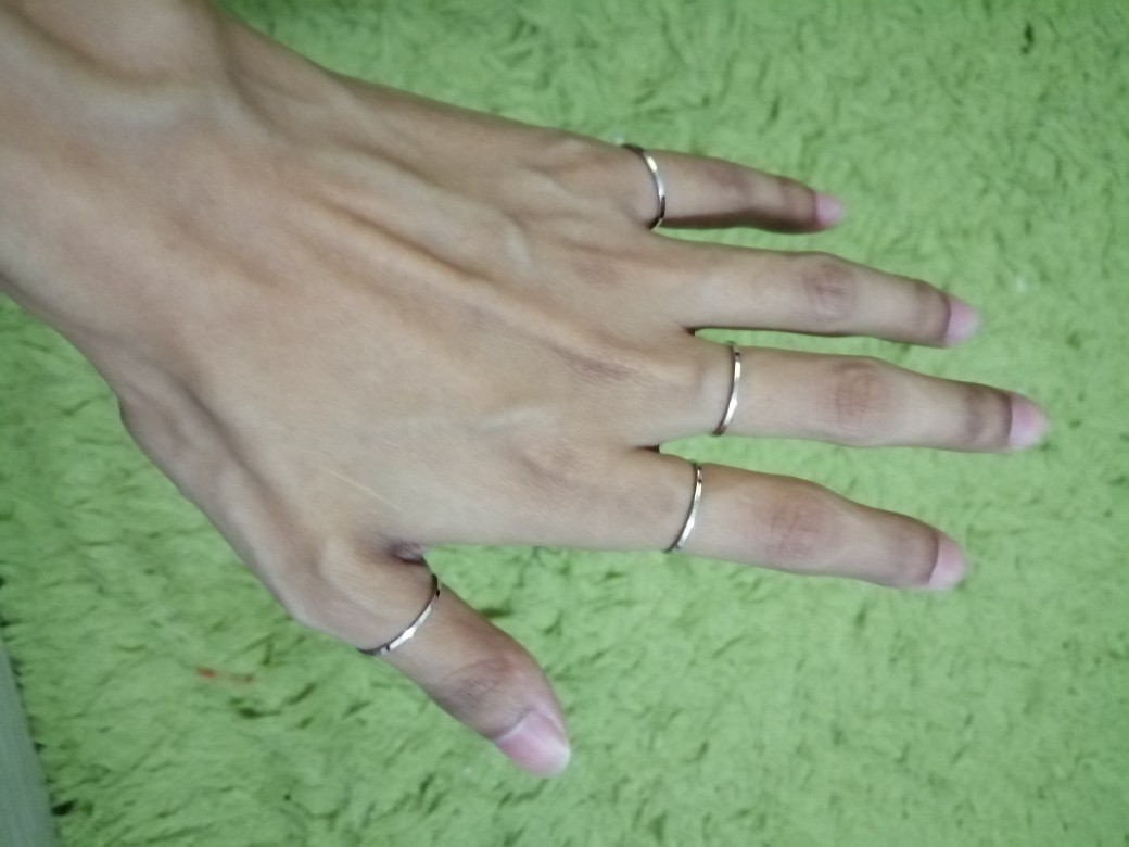 Kpop Finger Rings Boys Stainless Steel Rings Shopee Malaysia