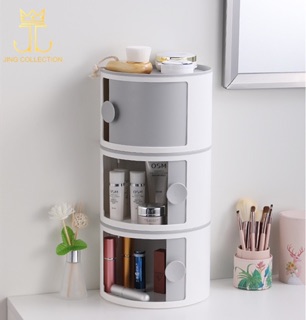 Jingcollection Cosmetic storage box Can be stacked on top of each other Wall roll box