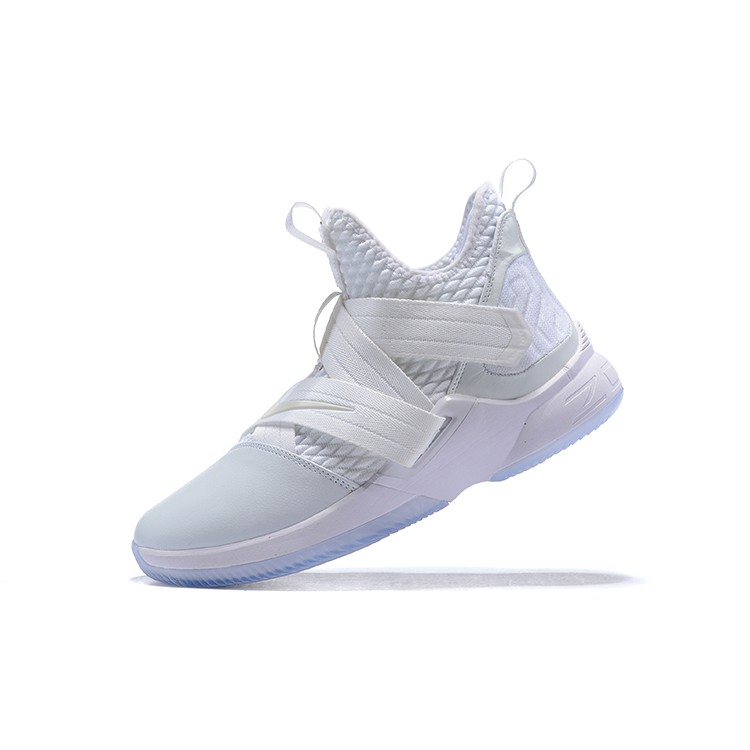 lebron soldier 12 triple white
