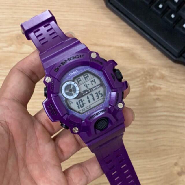 purple g shock watch