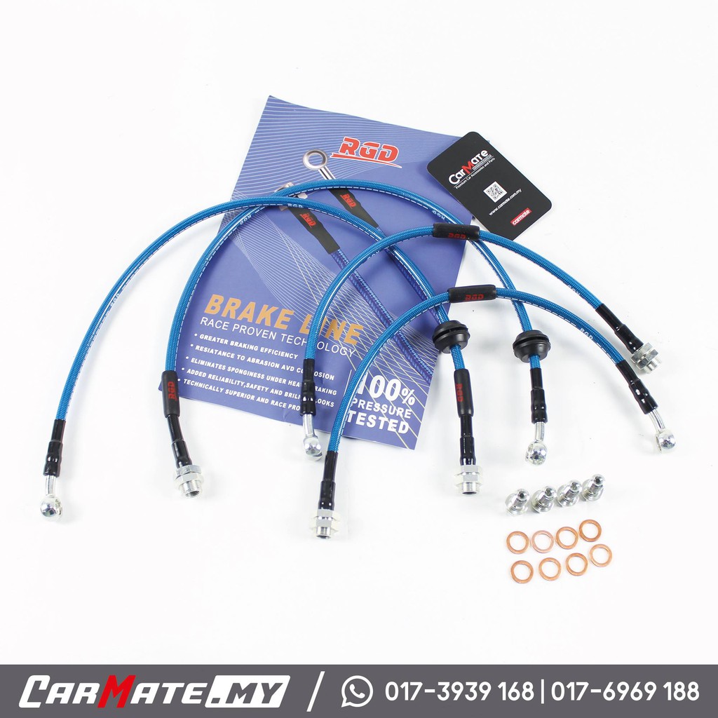 RGD High Performance Brakeline Racing Stainless Steel Braided Brake