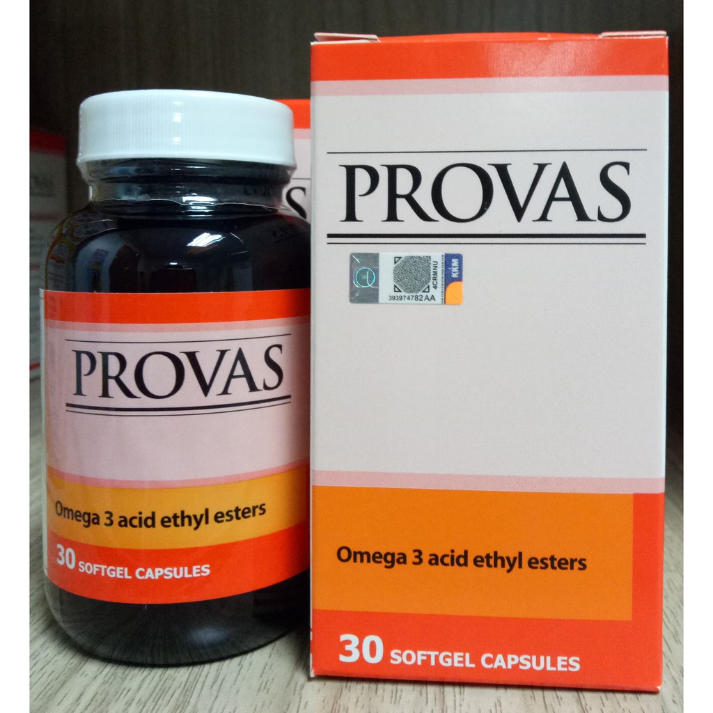 Provas Omega 3 Acid Ethyl Esters 30'S (EXP 09/2022) Shopee Malaysia