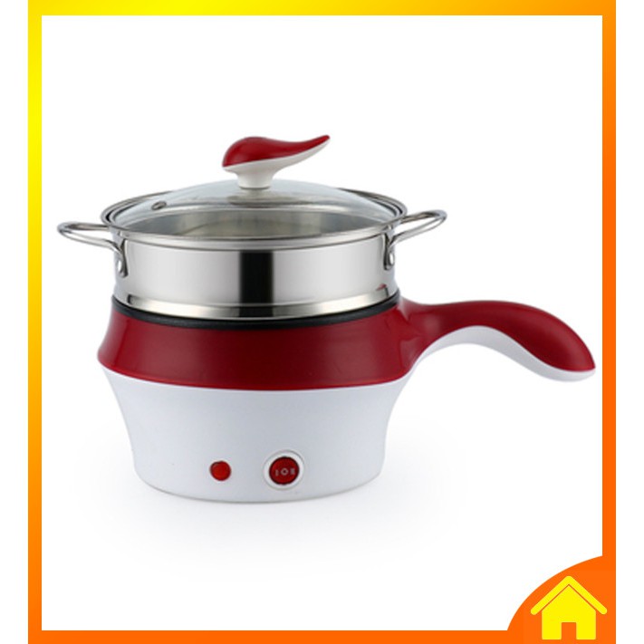 [OneHome] Electric Pot Steamer Pan Cook Steam Instant Noodle Hot Pot Small Periuk Kukus Elektrik Masak Rebus Mi Penutup