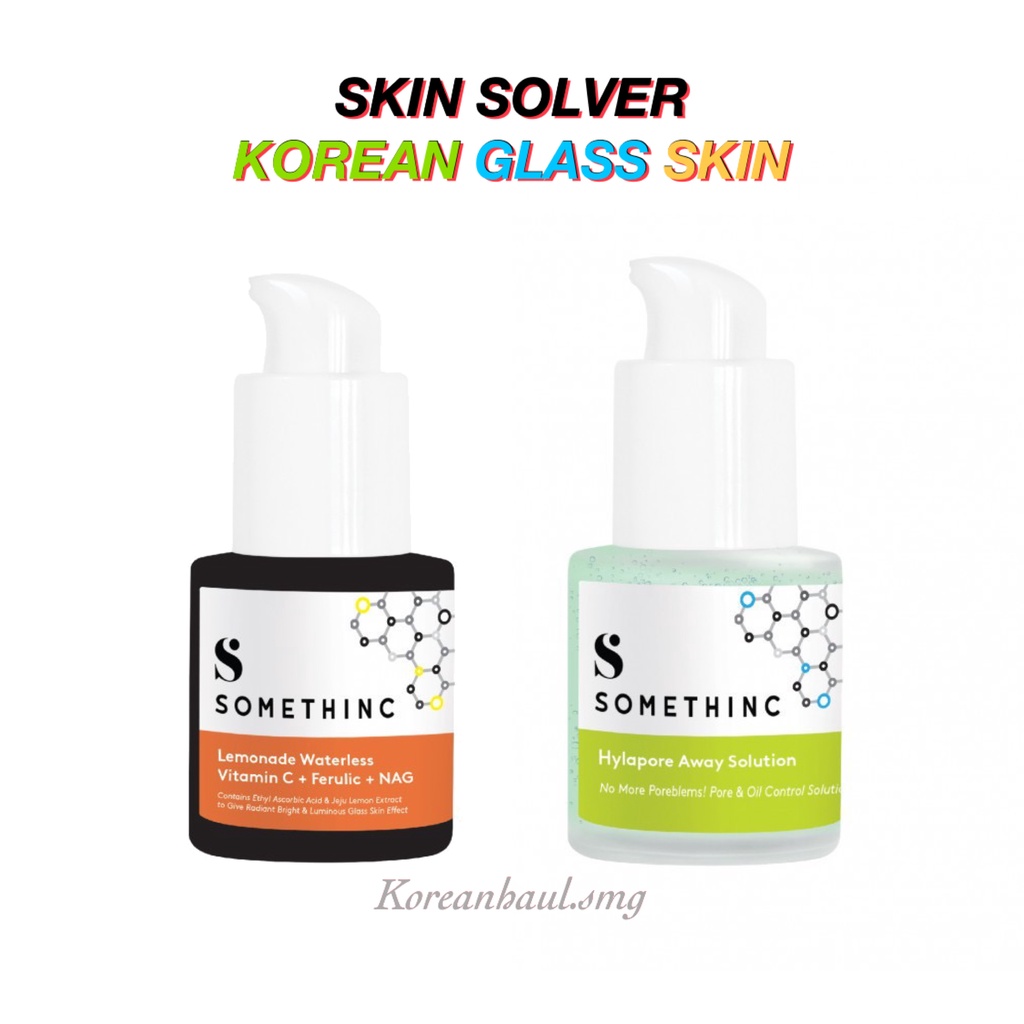 Somethinc Skin SOLVER Korean Glass Skin Kit Shopee Malaysia