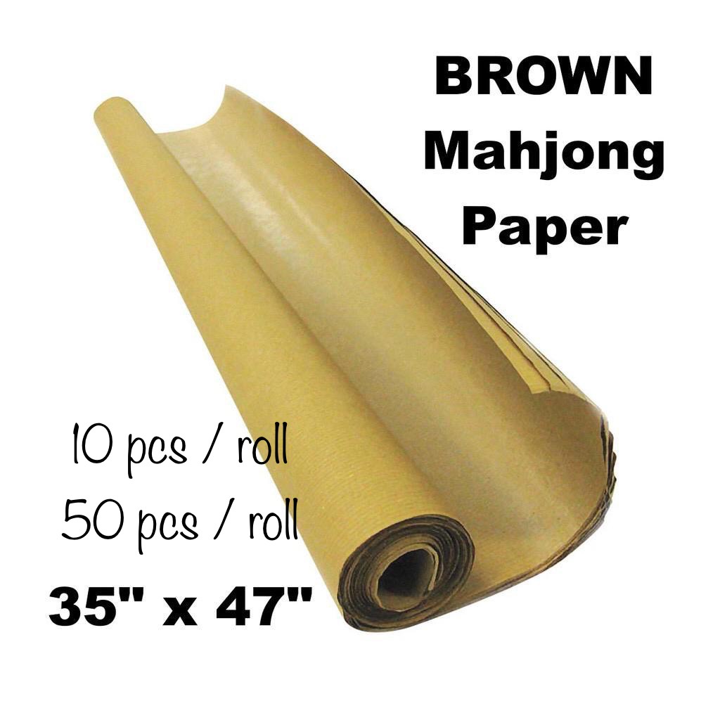 Brown Paper 55gms 35" x 47" 10 / 50 pcs per roll Brown Paper Roll