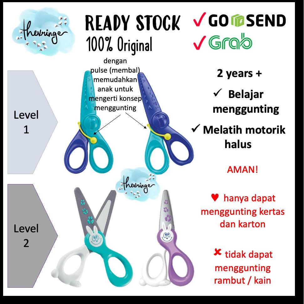 (Code M08wo) Maped Safety Scissors Learning Scissors Kids 2 Years Kidi