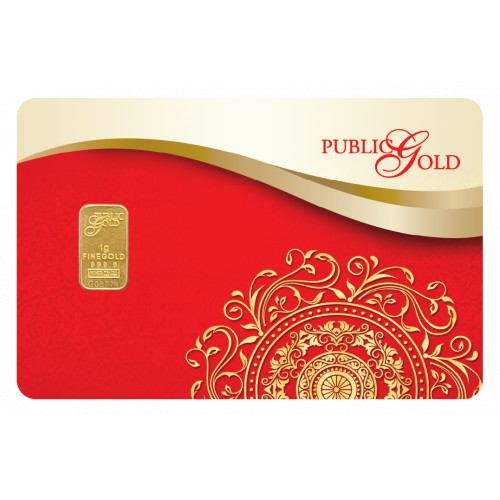 [Ready Stock] Public Gold LBMA Bullion Bar 1g (Au 999.9)