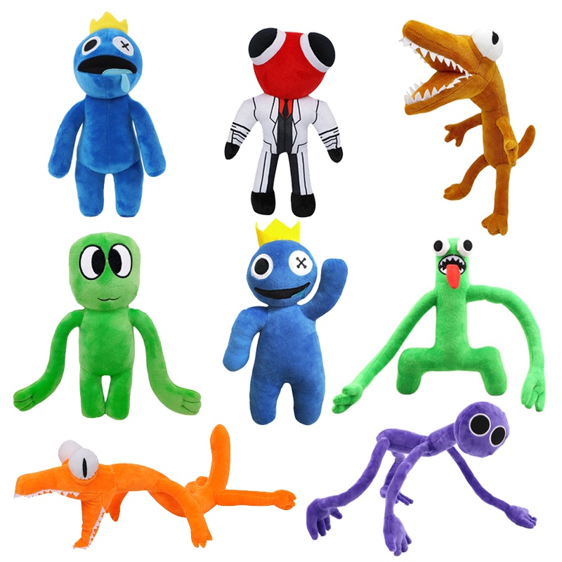 New Rainbow Friends Plush Toys Blue Green Plushie Game Monster Stuffed ...