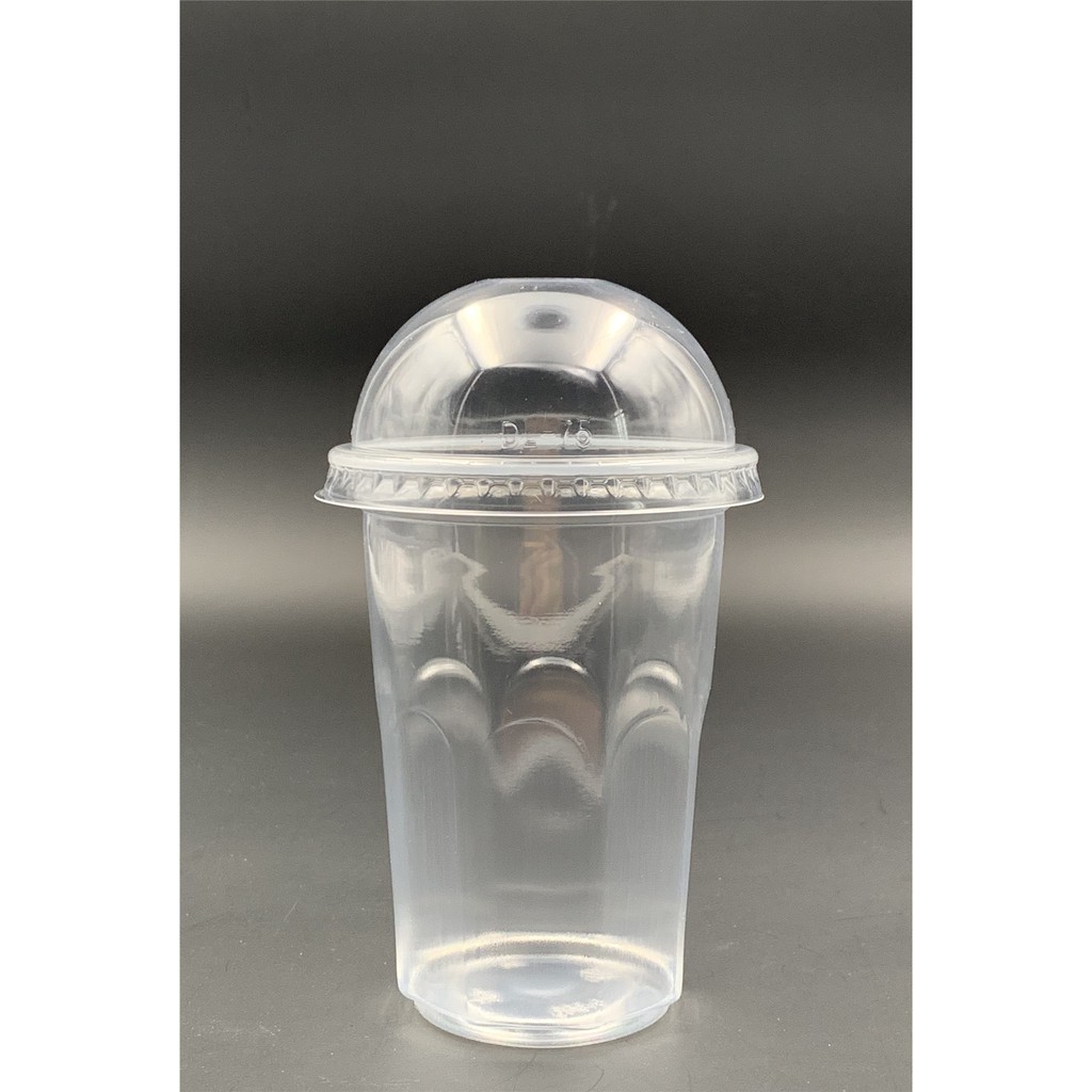 8oz PP Cup with " Dome Lid " [ 100sets ] EC A240 230ml Disposable