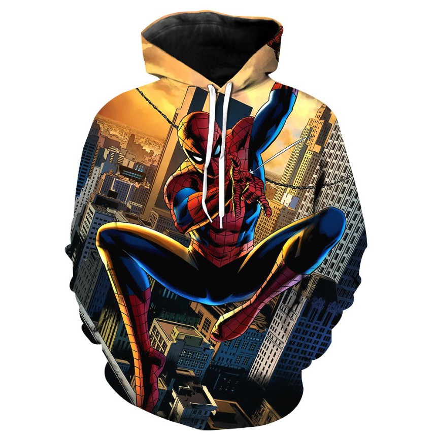 spiderman hoodie 4xl