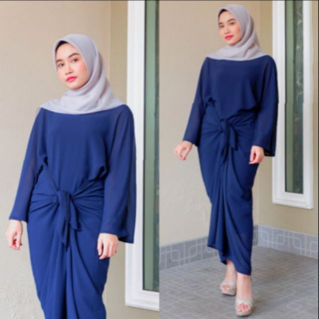 plain kaftan dress