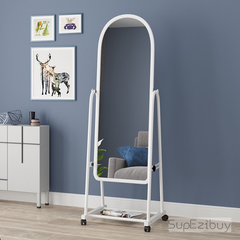 Standing mirror with storage Stand mirror full body mirror stand Full