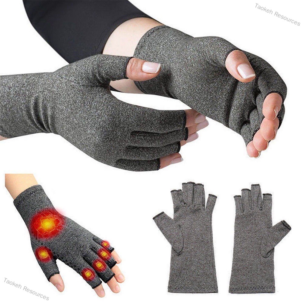 Taokeh Resources Medical Anti Arthritis Compression Therapy Gloves Hand Support Relieve Rheumatoid Pain