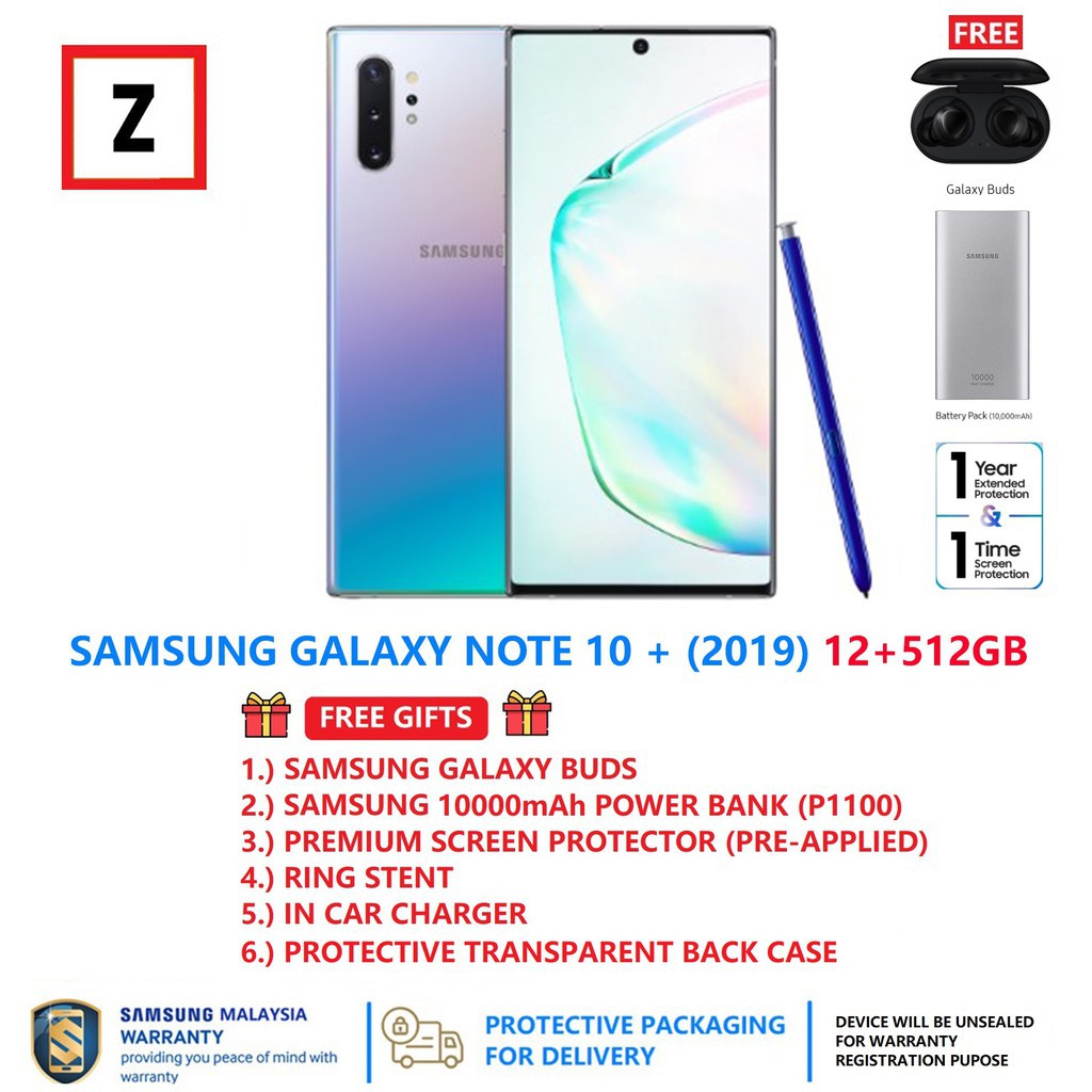 note 10 512gb specs