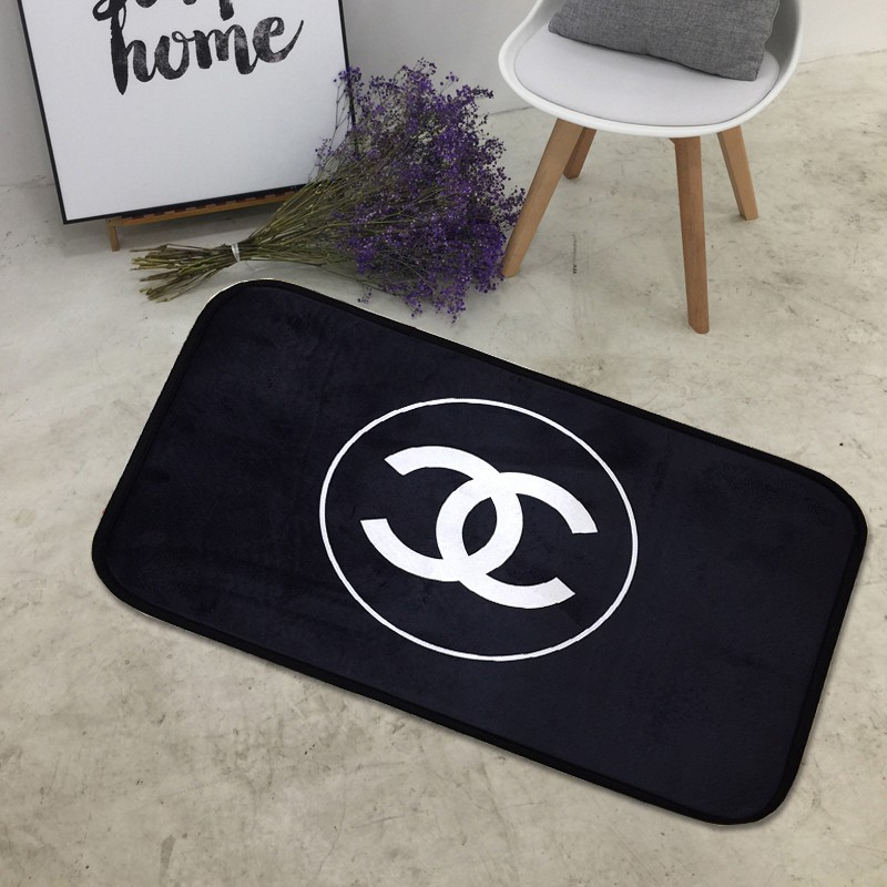 New Chanel Rectangle Small Anti Slip Kitchen Room Floor Mat