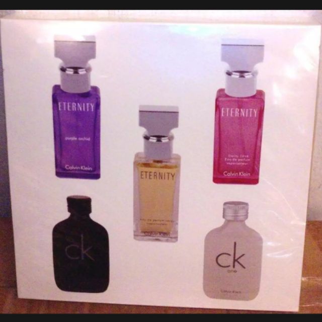 calvin klein perfume set of 4