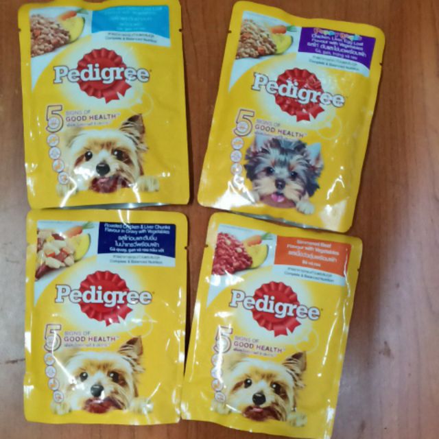 Pedigree Pouch Dog Wet Food 80g | Shopee Malaysia